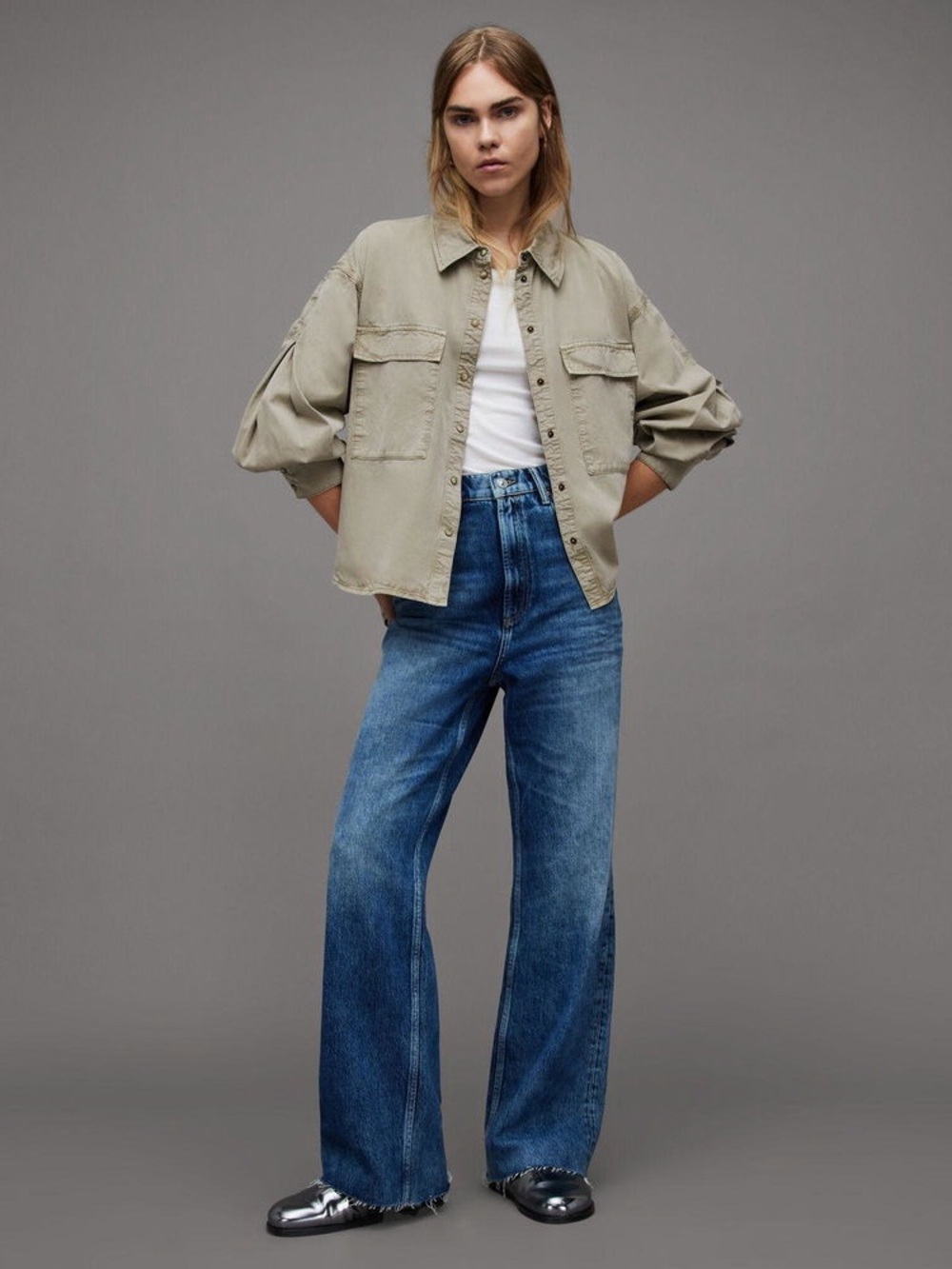 AllSaints Khaki Utility Jacket - Women's